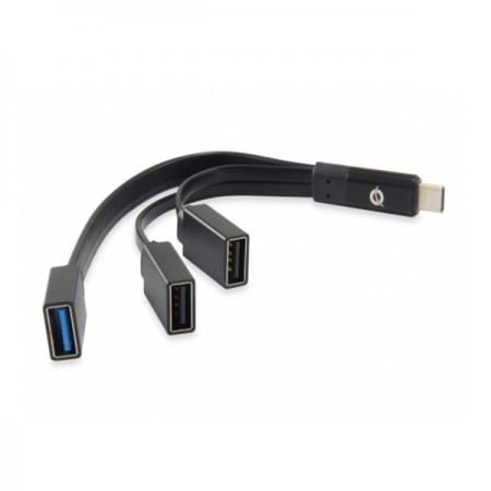 ADAPTADOR CONCEPTONIC USB 3.1 C -> 1xUSB 3.0 + 2xUSB 2.0